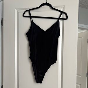 Elegant velvet blue Women's Bodysuit